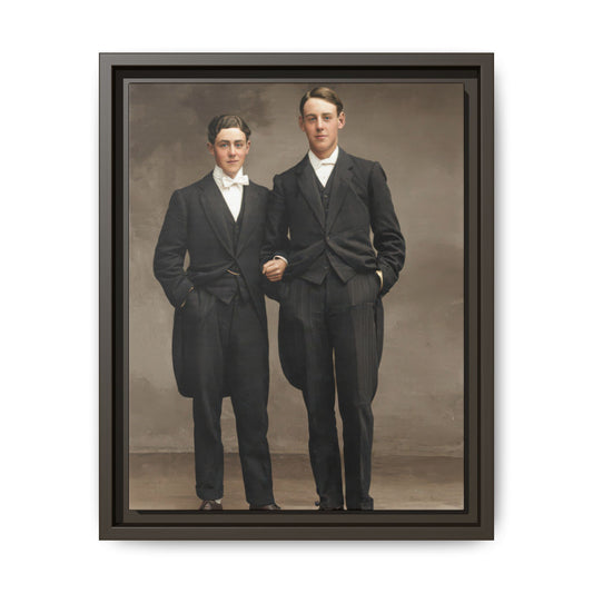 paire 131 | Framed Vintage Photo - Matte Canvas