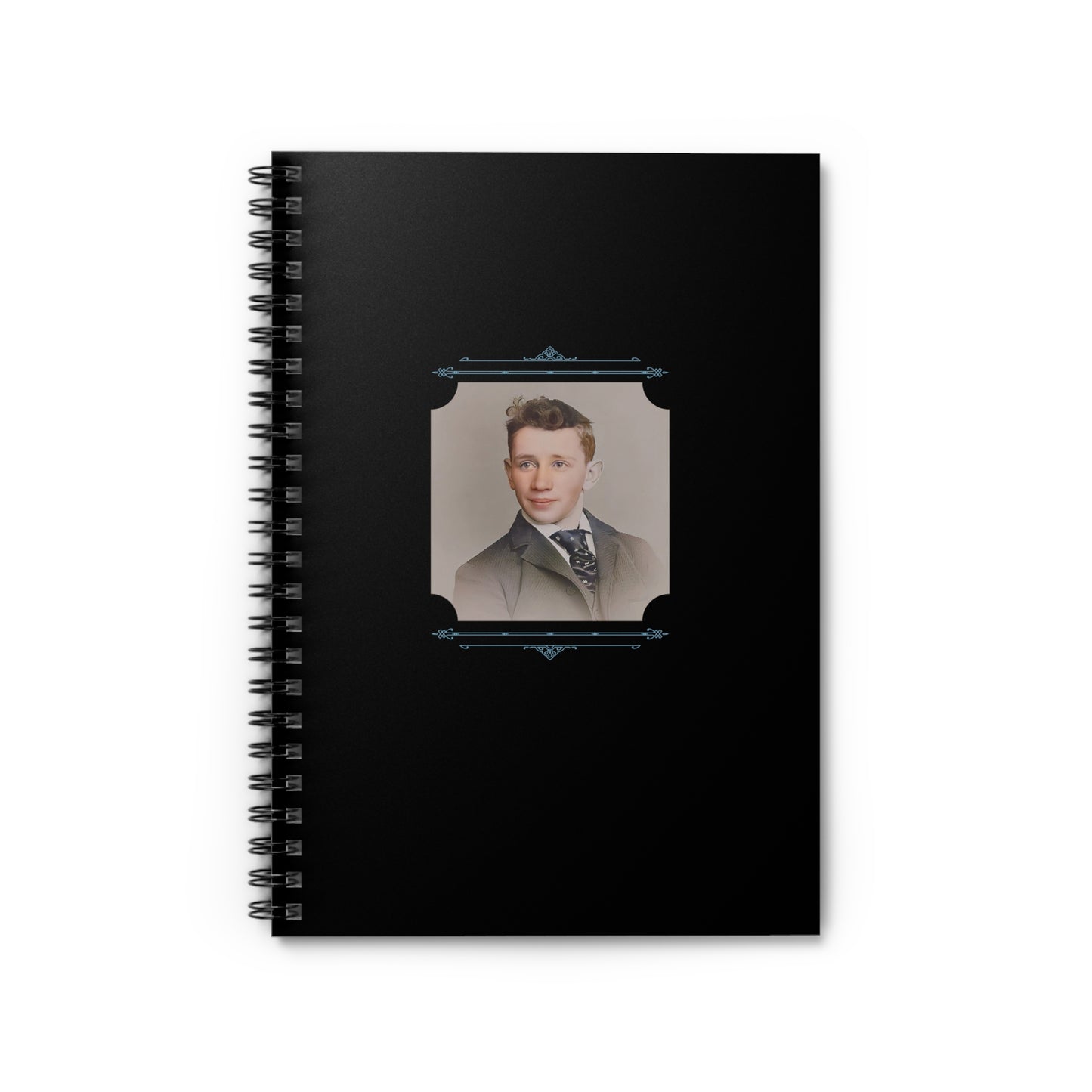 Vintage Photo - celibataire 038 | Spiral Notebook - Ruled Line