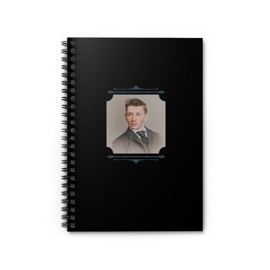 Vintage Photo - celibataire 038 | Spiral Notebook - Ruled Line