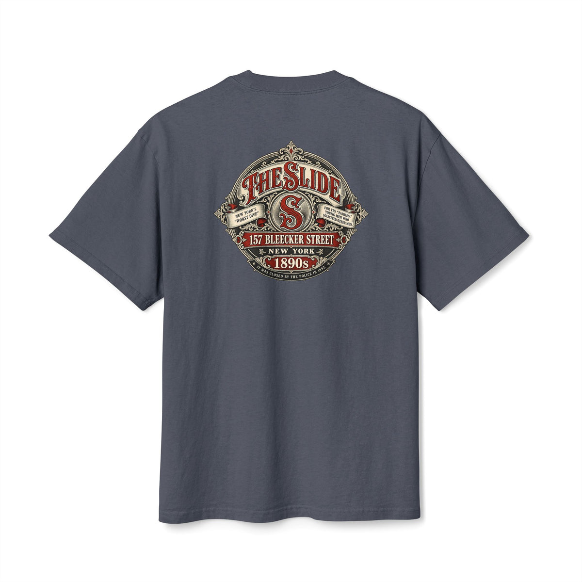The Slide 1890s New York T-Shirt | Historic Gay Bar Heritage Tee
