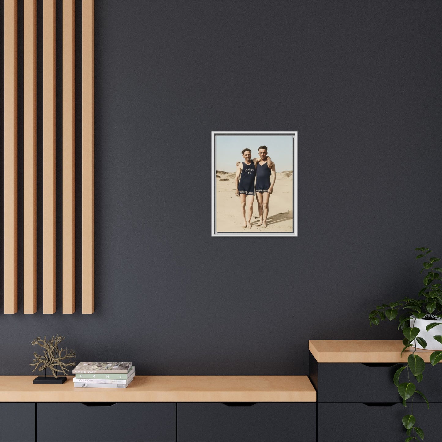nager 035 | Framed Vintage Photo - Matte Canvas