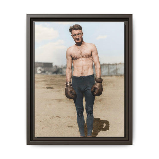 athlétisme 039 | Framed Vintage Photo - Matte Canvas