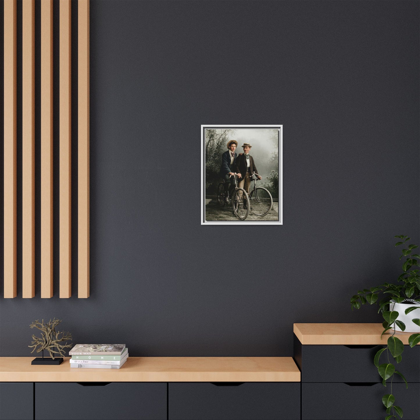 athlétisme 018 | Framed Vintage Photo - Matte Canvas