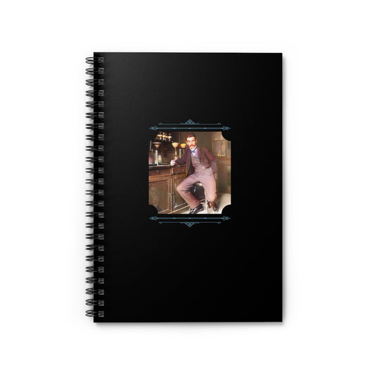 Vintage Photo - celibataire 024 | Spiral Notebook - Ruled Line