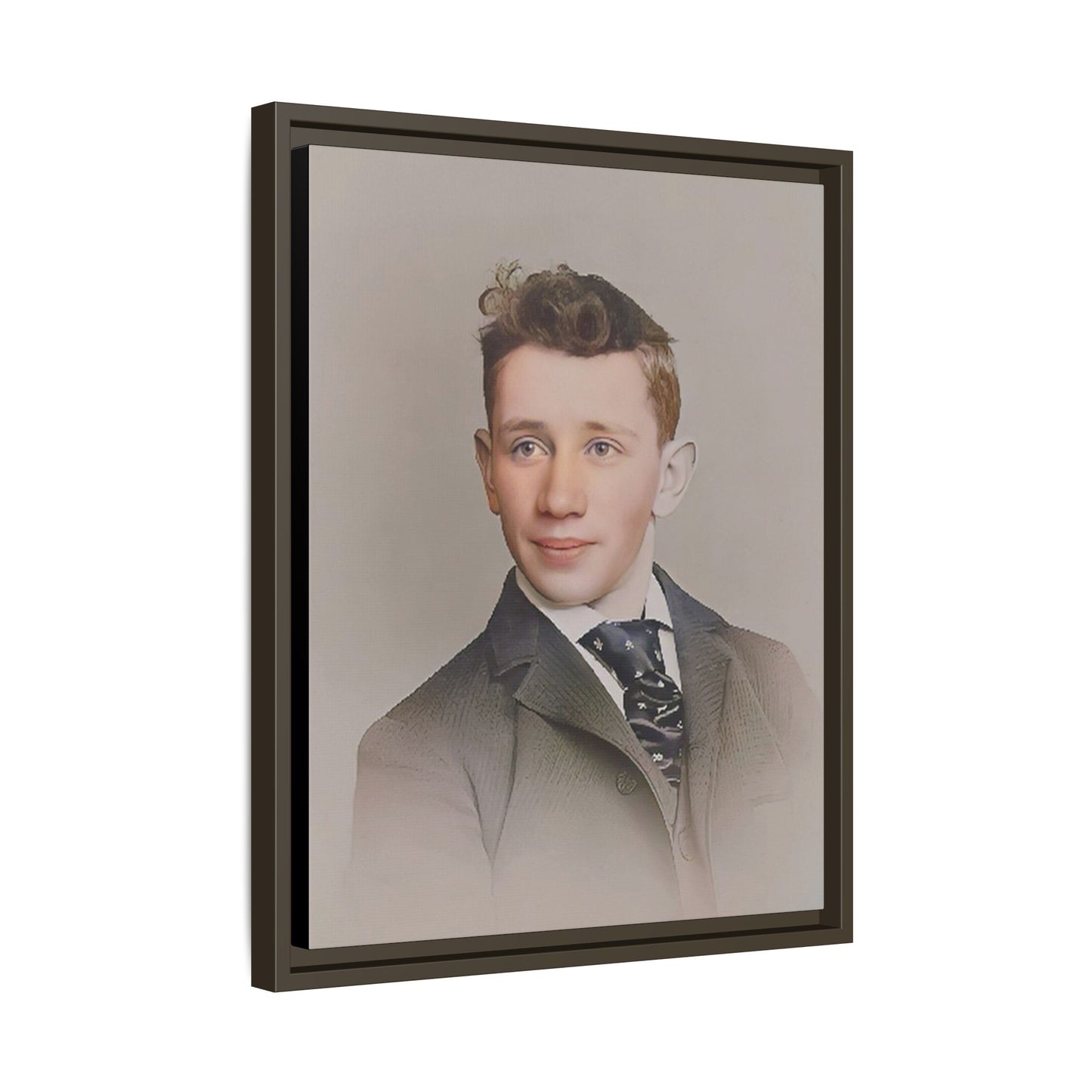 celibataire 038 | Framed Vintage Photo - Matte Canvas