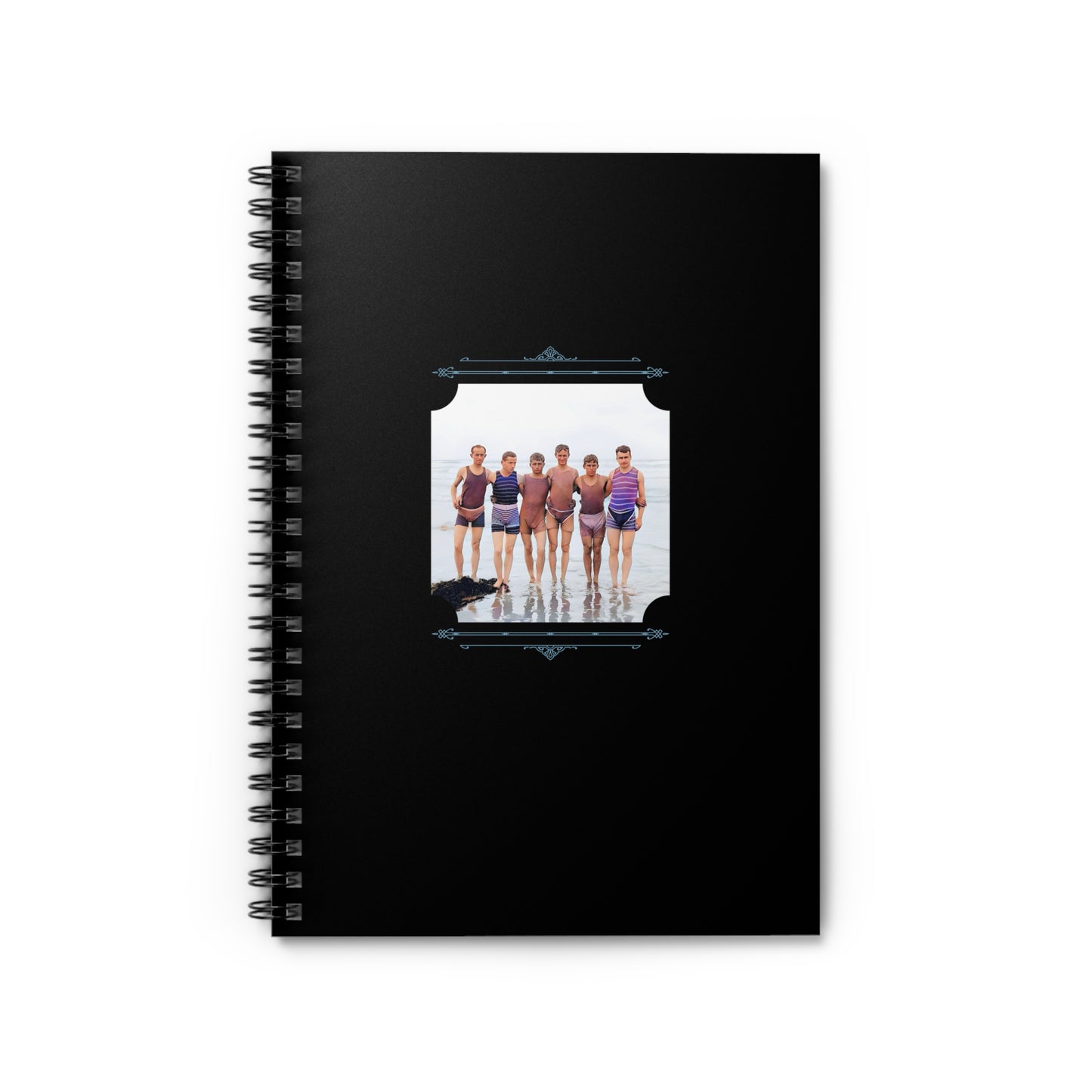 Vintage Photo - nager 008 | Spiral Notebook - Ruled Line