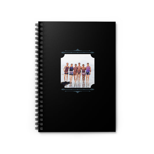 Vintage Photo - nager 008 | Spiral Notebook - Ruled Line
