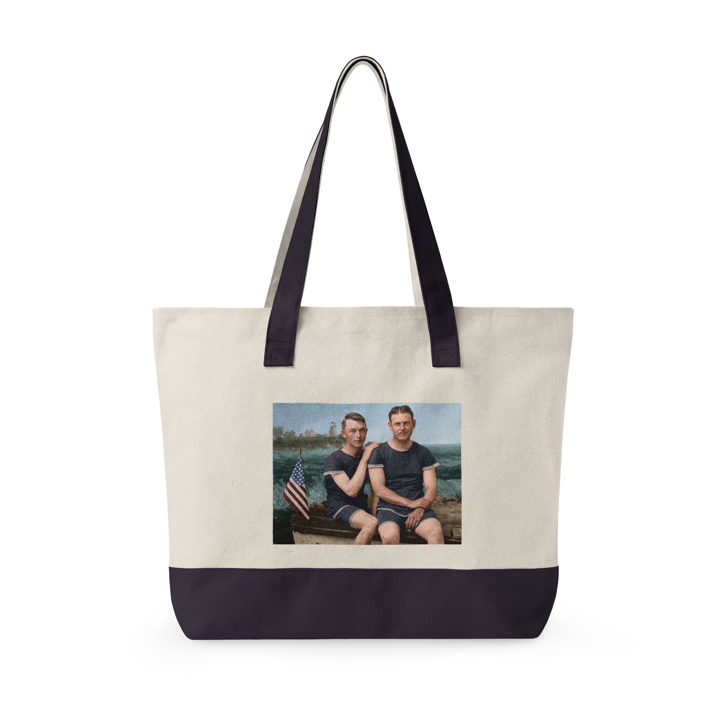 Beach Day Zippered Canvas Tote | nager 031