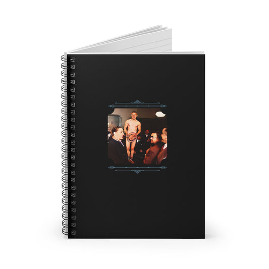 Vintage Photo - hommes 017 | Spiral Notebook - Ruled Line