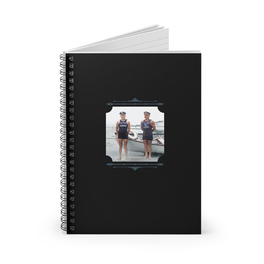 Vintage Photo - nager 016 | Spiral Notebook - Ruled Line