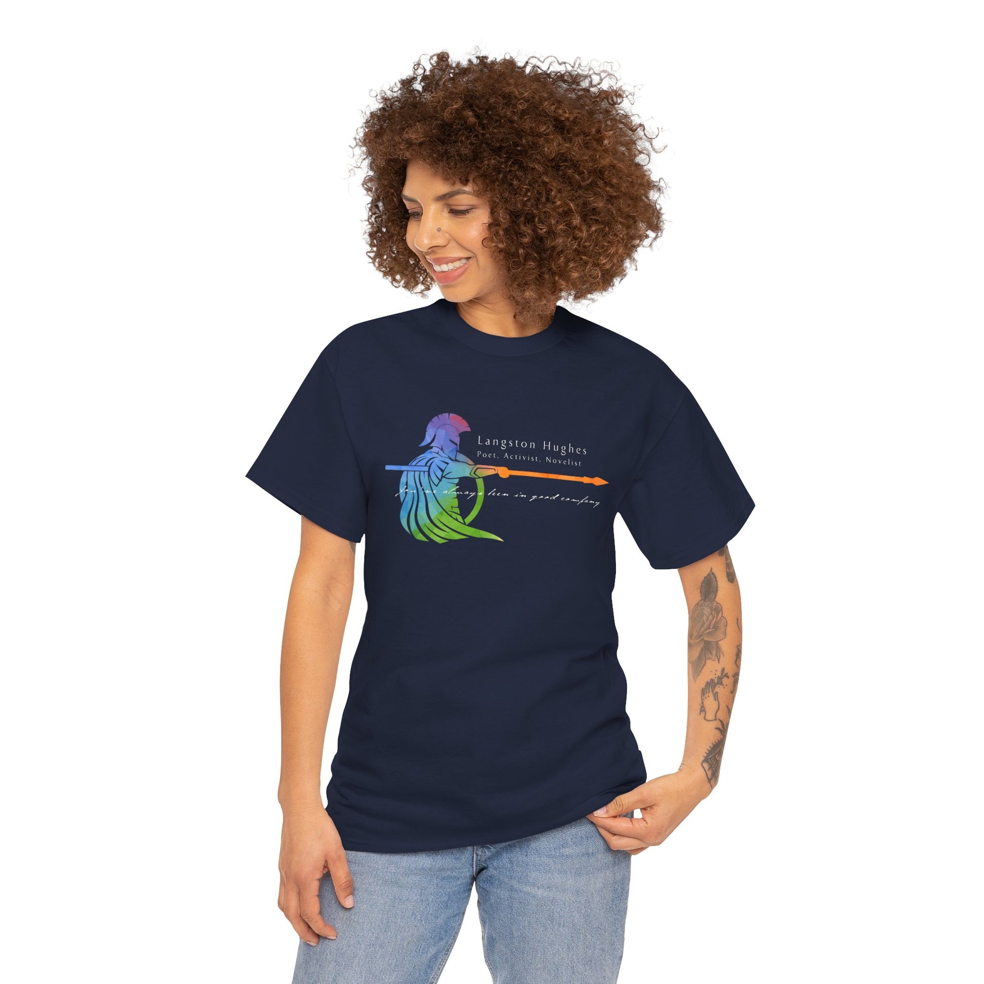 Langston Hughes |  Poet, Activist, Novelist | Pride T-Shirt Harlem Renaissance LGBTQ Gay Queer
