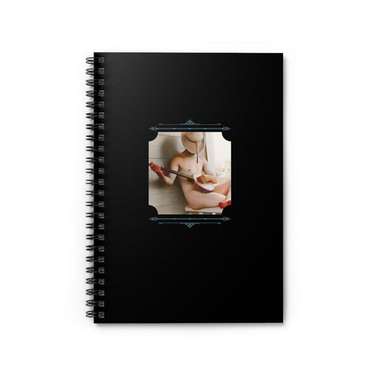 Vintage Photo - celibataire 042 | Spiral Notebook - Ruled Line