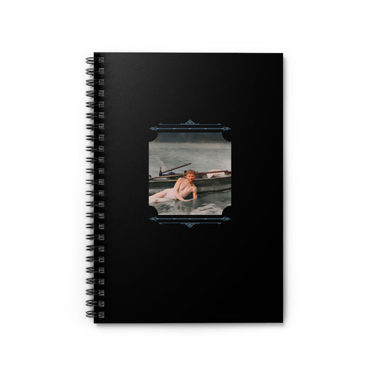 Vintage Photo - nager 013 | Spiral Notebook - Ruled Line
