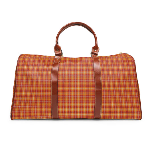 Men's Travel Bag Aberdeen Scottish Tartan Waterproof Queer Tartan Gay Gear Bag Gay LGBT