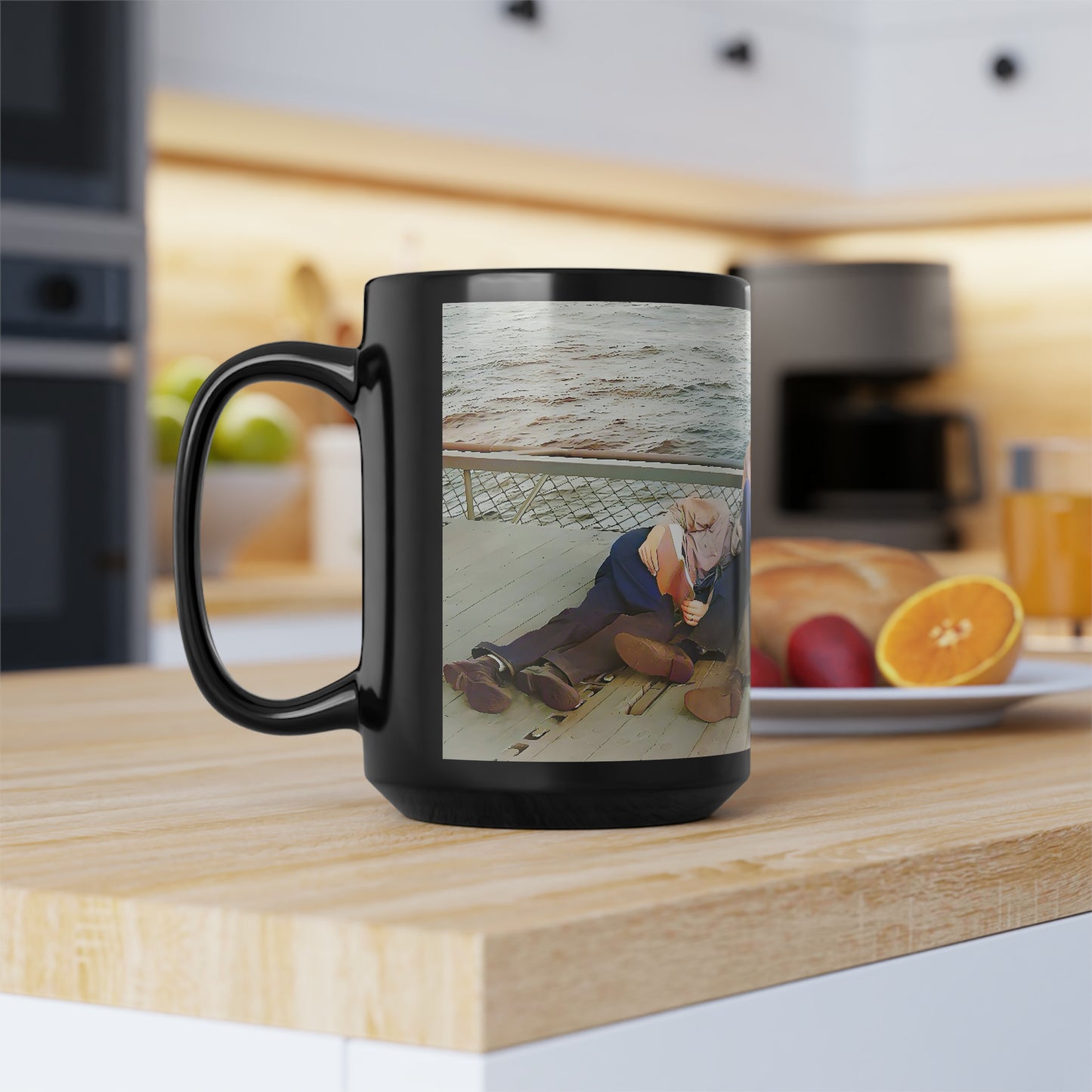 hommes 025 | Black Mug, 15oz