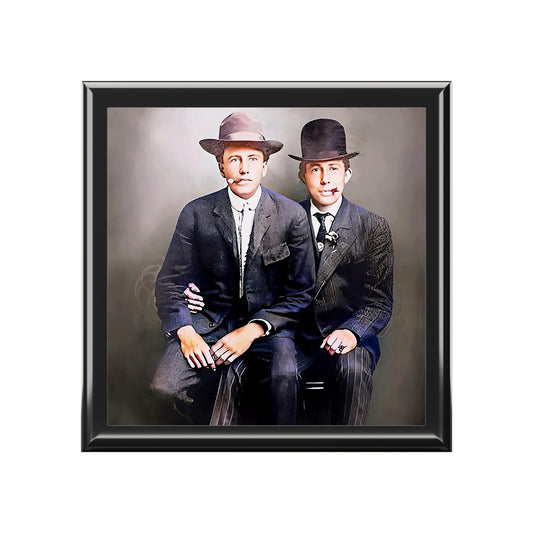 paire 083 | Keepsake Box Vintage Photo Gay Affectionate Men Bar Club Cigars Leather Fetish Queer