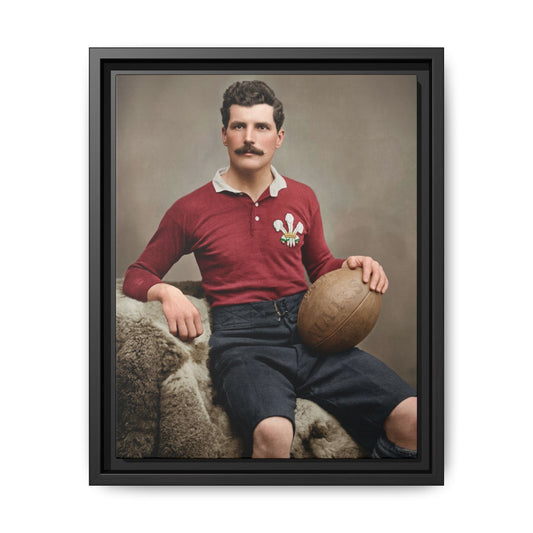 athlétisme 022 | Framed Vintage Photo - Matte Canvas