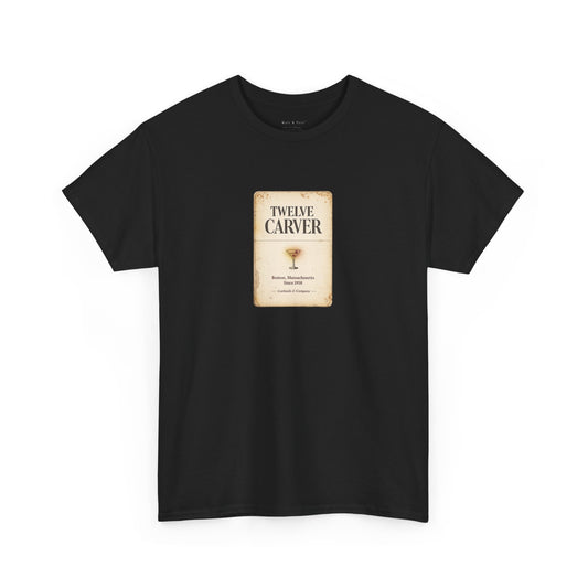 Twelve Carver Boston Since 1958 | Historic Gay Bar Matchbook T-Shirt