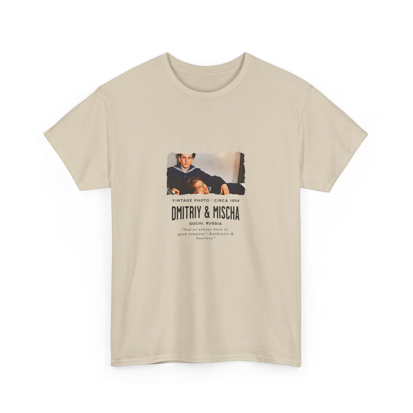 paire 010 | Vintage Photo - 1954 - Dmitriy & Mischa Russia Russian LGBTQ Gay Queer T-shirt Pride