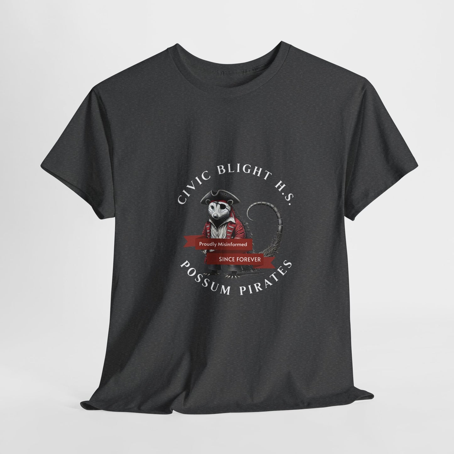 Civic Blight H.S. | H.S. Mascot T-Shirt - with Margo Quote