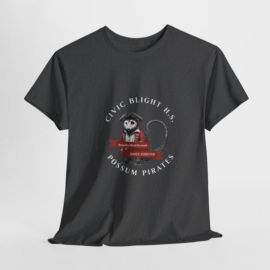 Civic Blight H.S.  | H.S. Mascot T-Shirt - with Margo Quote