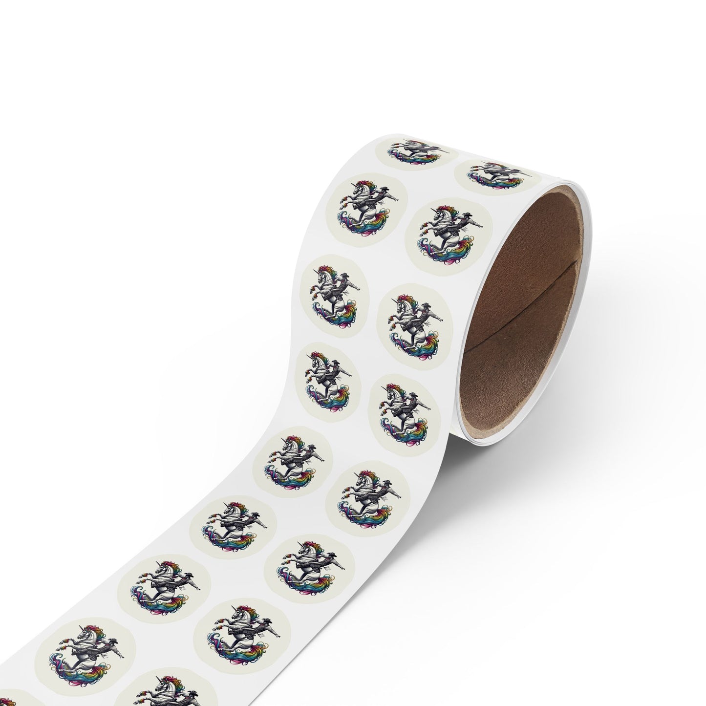 Rainbow Riders Sticker – Durable and Glossy Finish