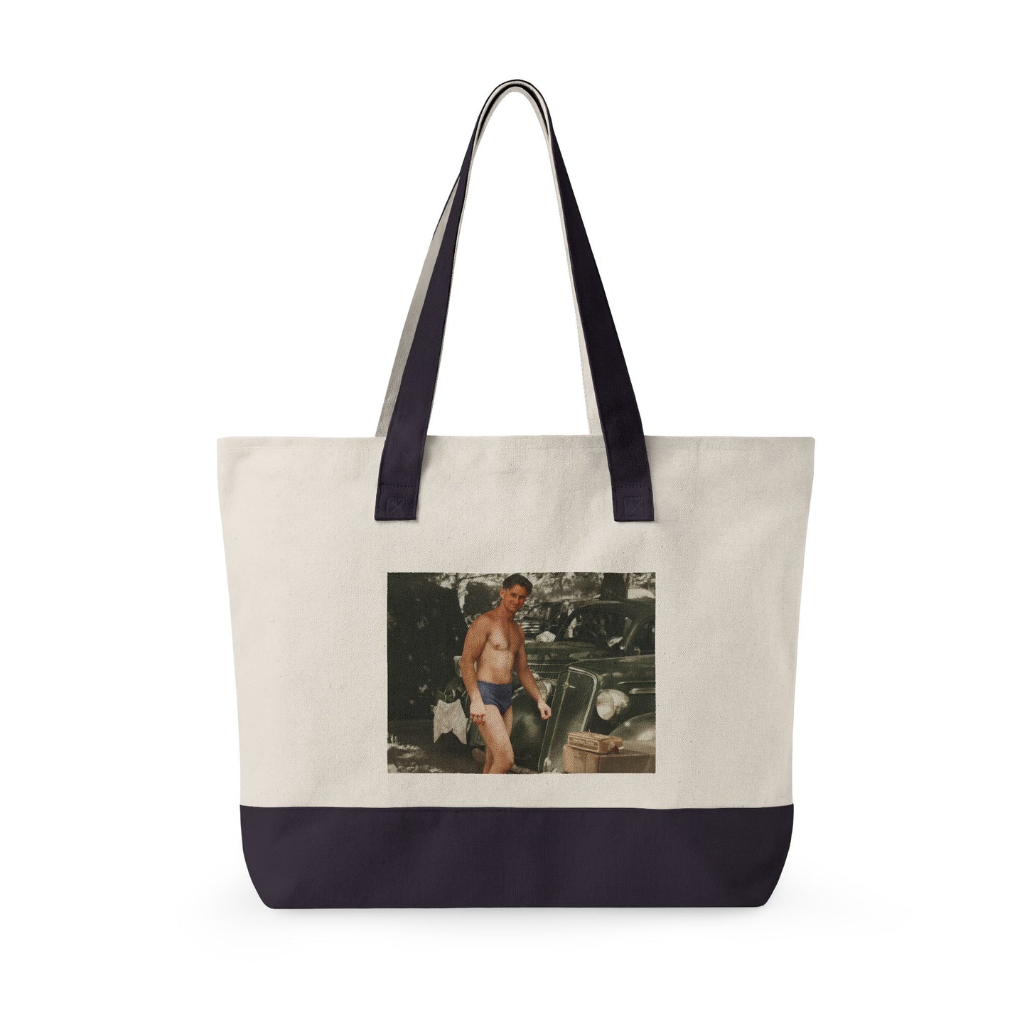 Beach Day Zippered Canvas Tote | nager 032