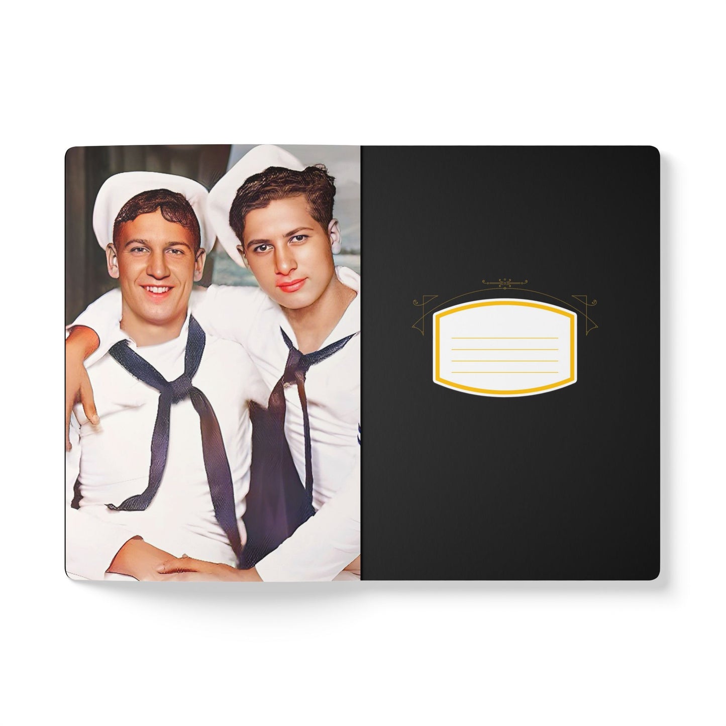 Vintage Photo- paire 050 | Softcover Journal