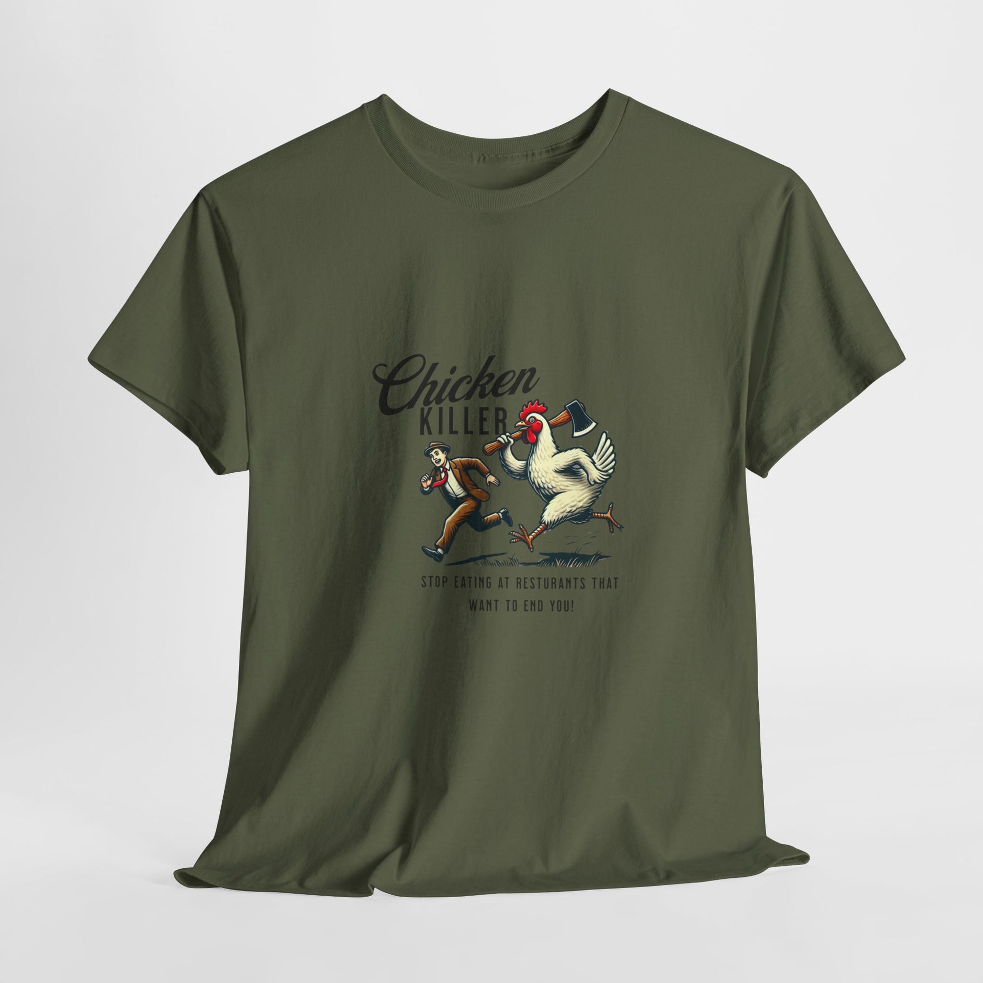 Chicken Killer  | Activist T-Shirt Chicken Popular Restaurant Anti-LGBTQ Policy Support Protest