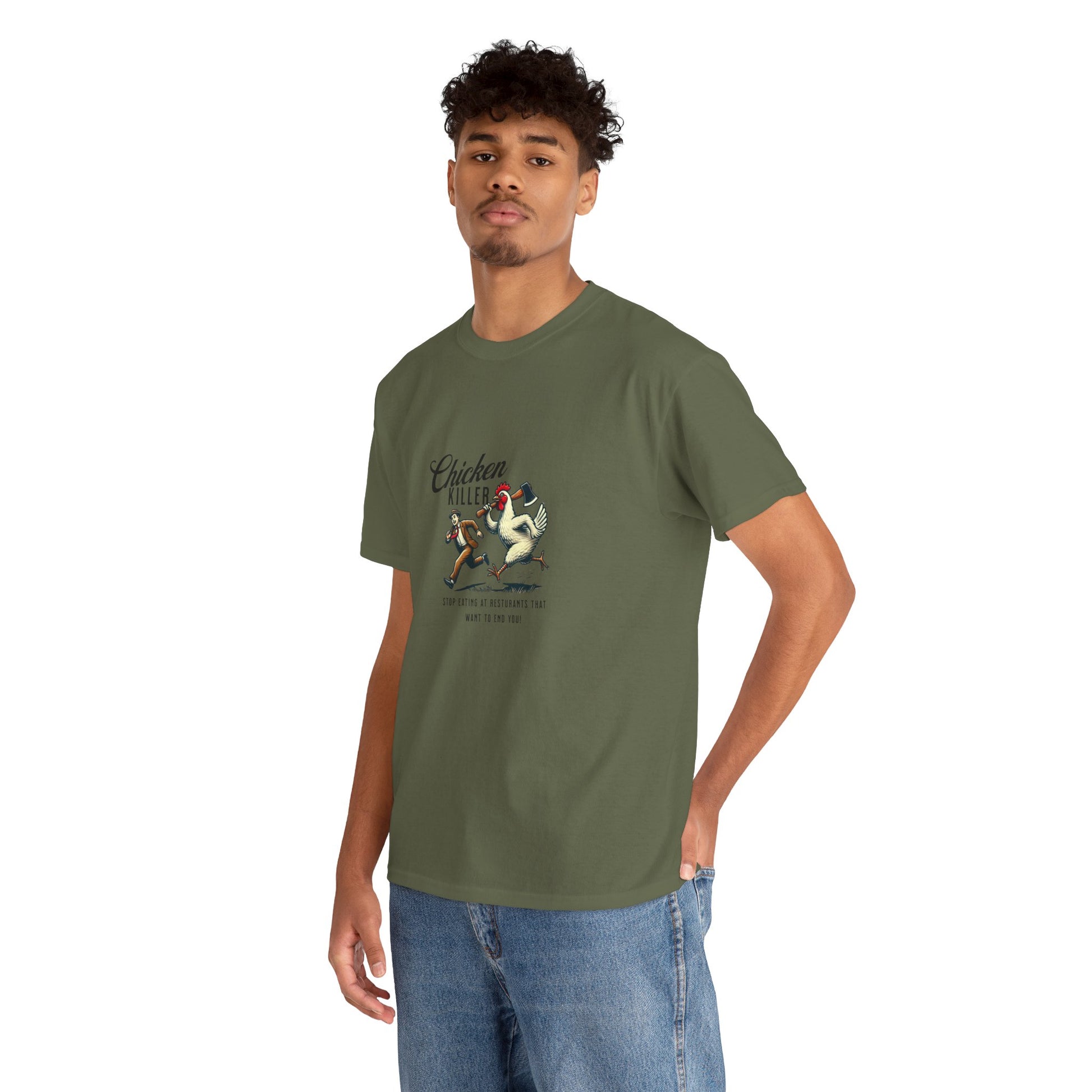 Chicken Killer  | Activist T-Shirt Chicken Popular Restaurant Anti-LGBTQ Policy Support Protest