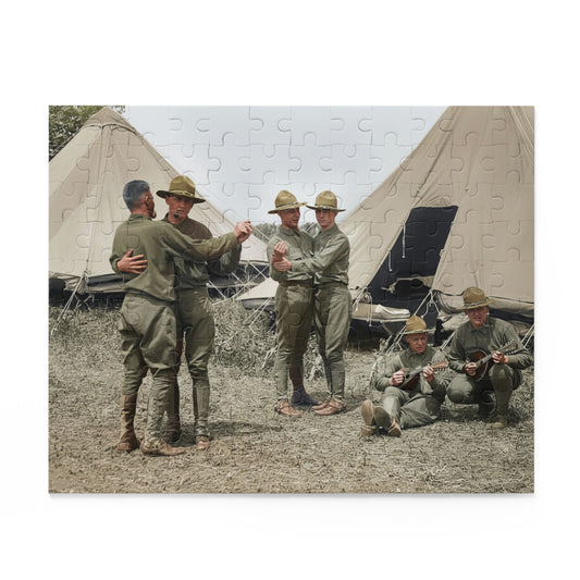 Men Dancing at Camp Jigsaw Puzzle | LGBTQ+ Heritage | hommes 006