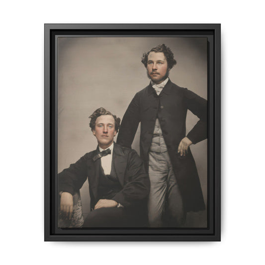 paire 125 | Framed Vintage Photo - Matte Canvas