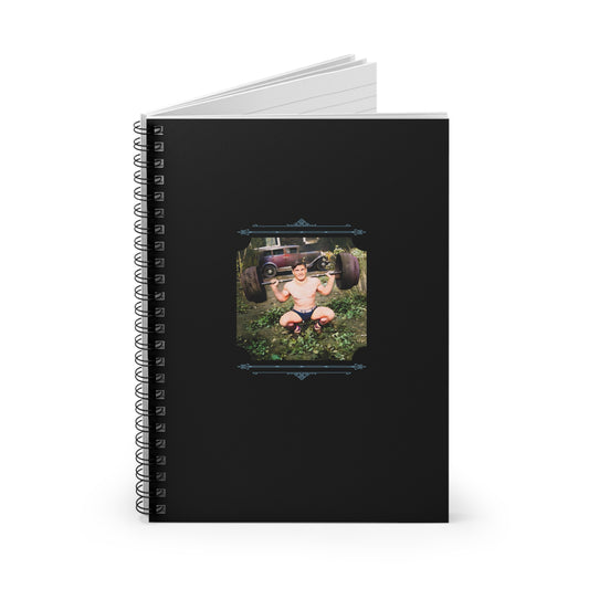 Vintage Photo - celibataire 018 | Spiral Notebook - Ruled Line