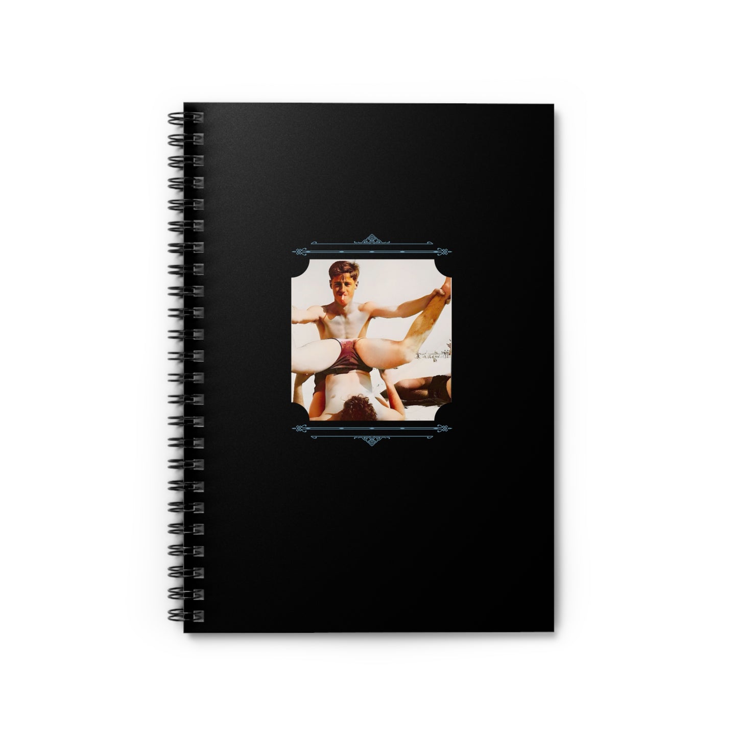 Vintage Photo - nager 004 | Spiral Notebook - Ruled Line