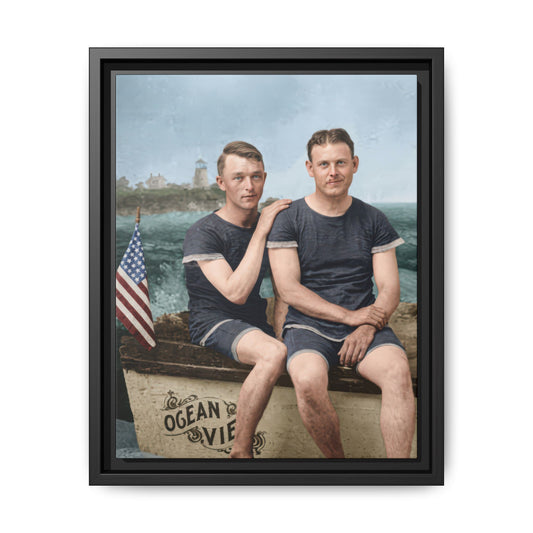 nager 031 | Framed Vintage Photo - Matte Canvas