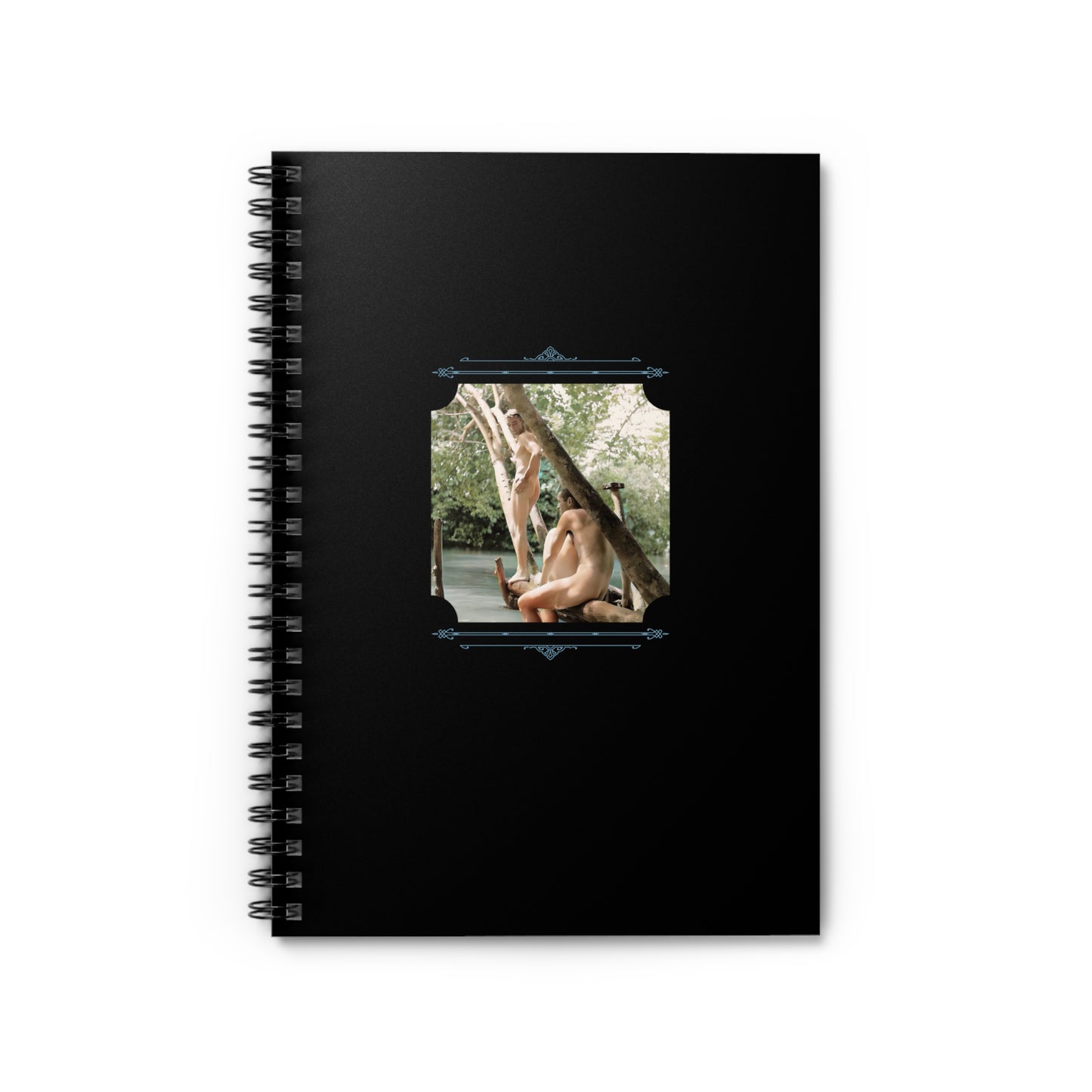 Vintage Photo - nager 028 | Spiral Notebook - Ruled Line