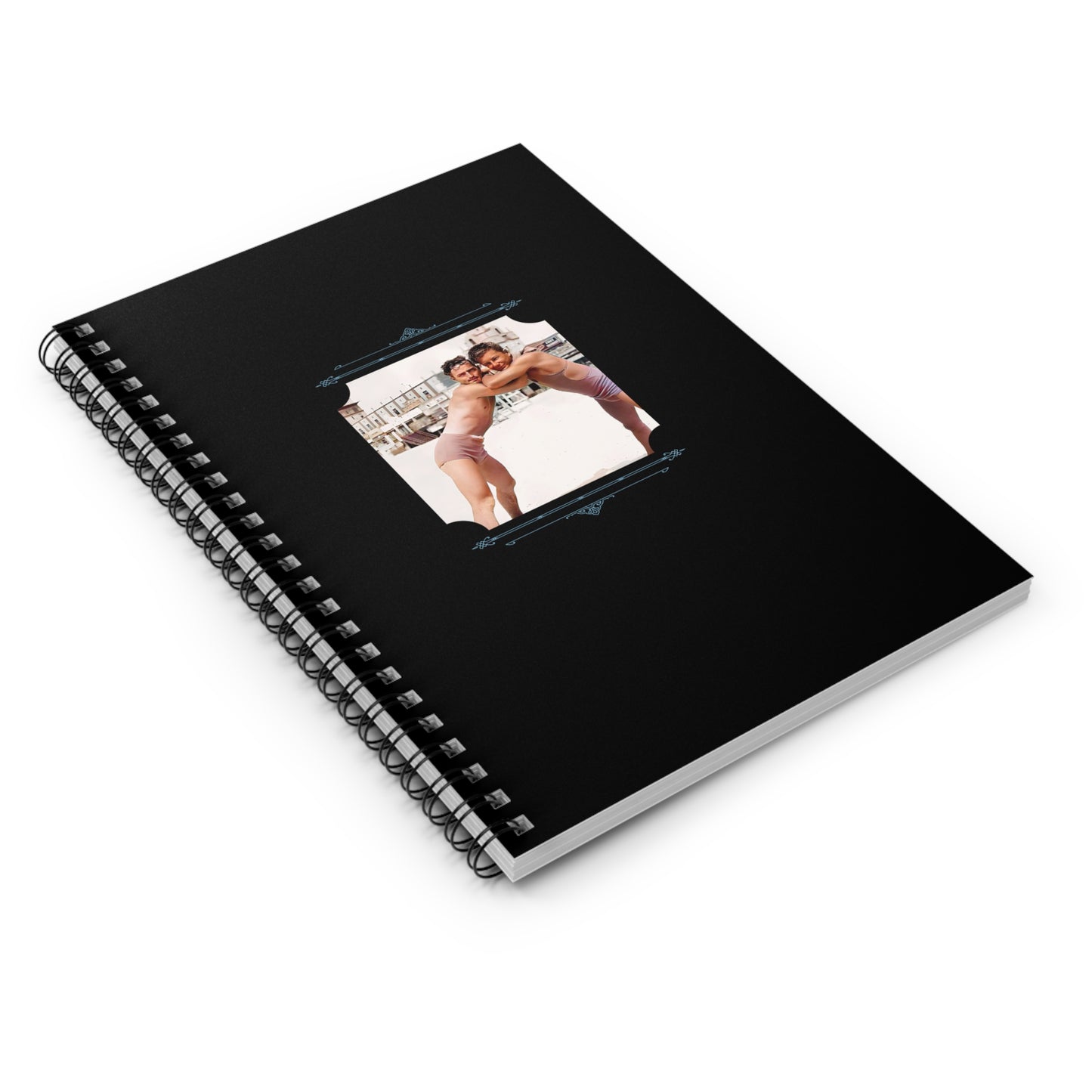 Vintage Photo - nager 014 | Spiral Notebook - Ruled Line