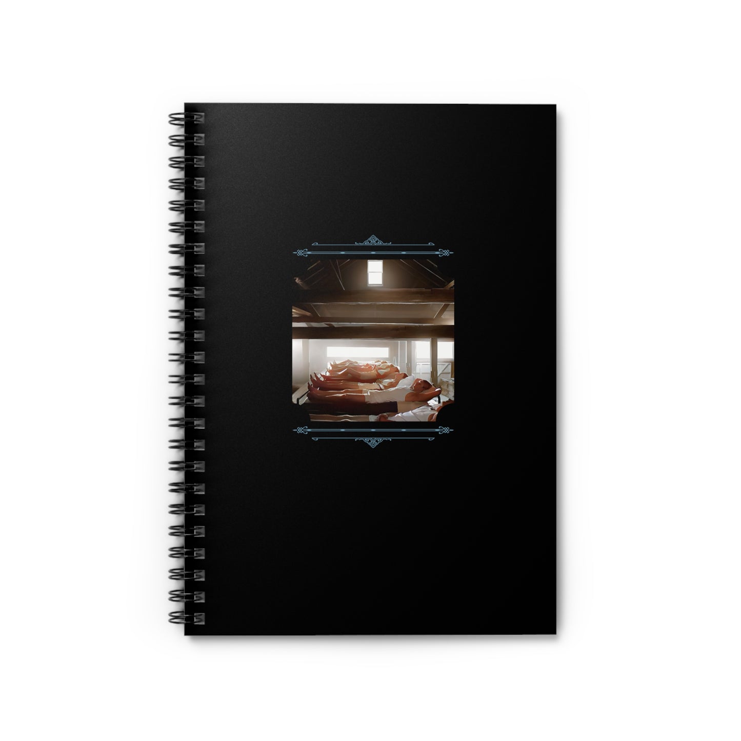 Vintage Photo - hommes 013 | Spiral Notebook - Ruled Line