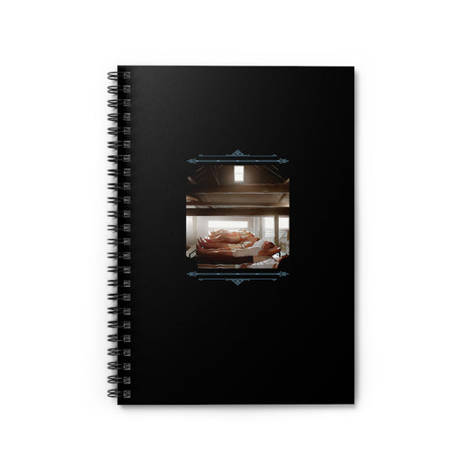 Vintage Photo - hommes 013 | Spiral Notebook - Ruled Line