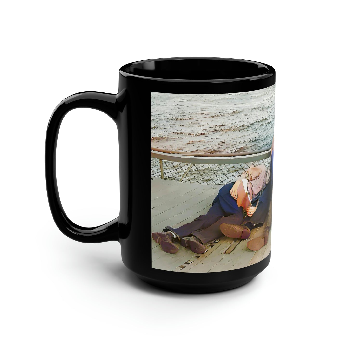 hommes 025 | Black Mug, 15oz