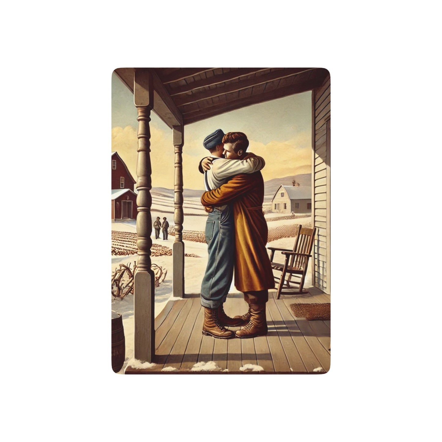 Grant Wood Tribute Poker Cards | LGBTQ+ Americana Deck | Queer Love & History | Limited Edition