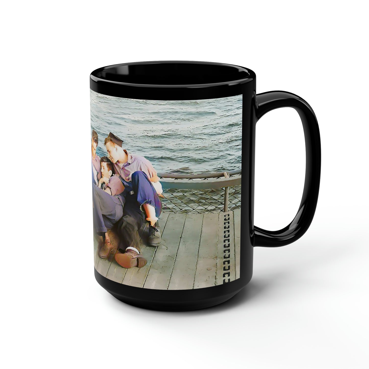 hommes 025 | Black Mug, 15oz