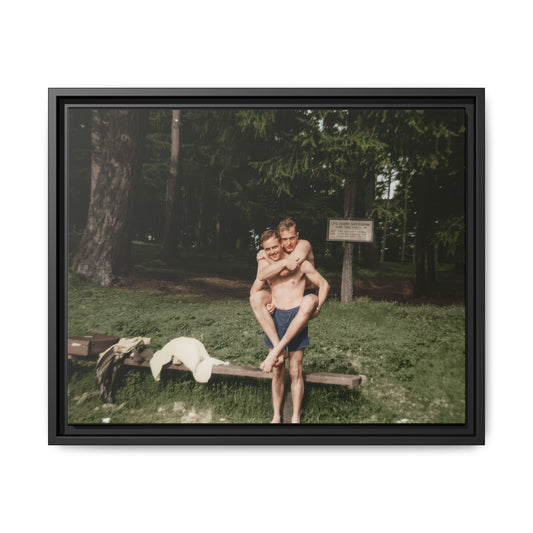 early 20th century companionship photo historical wall art