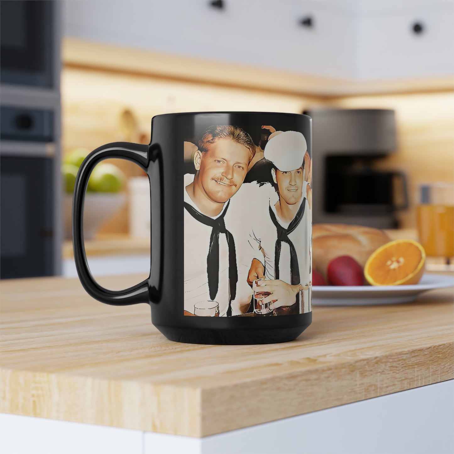 hommes 015 | Black Mug, 15oz