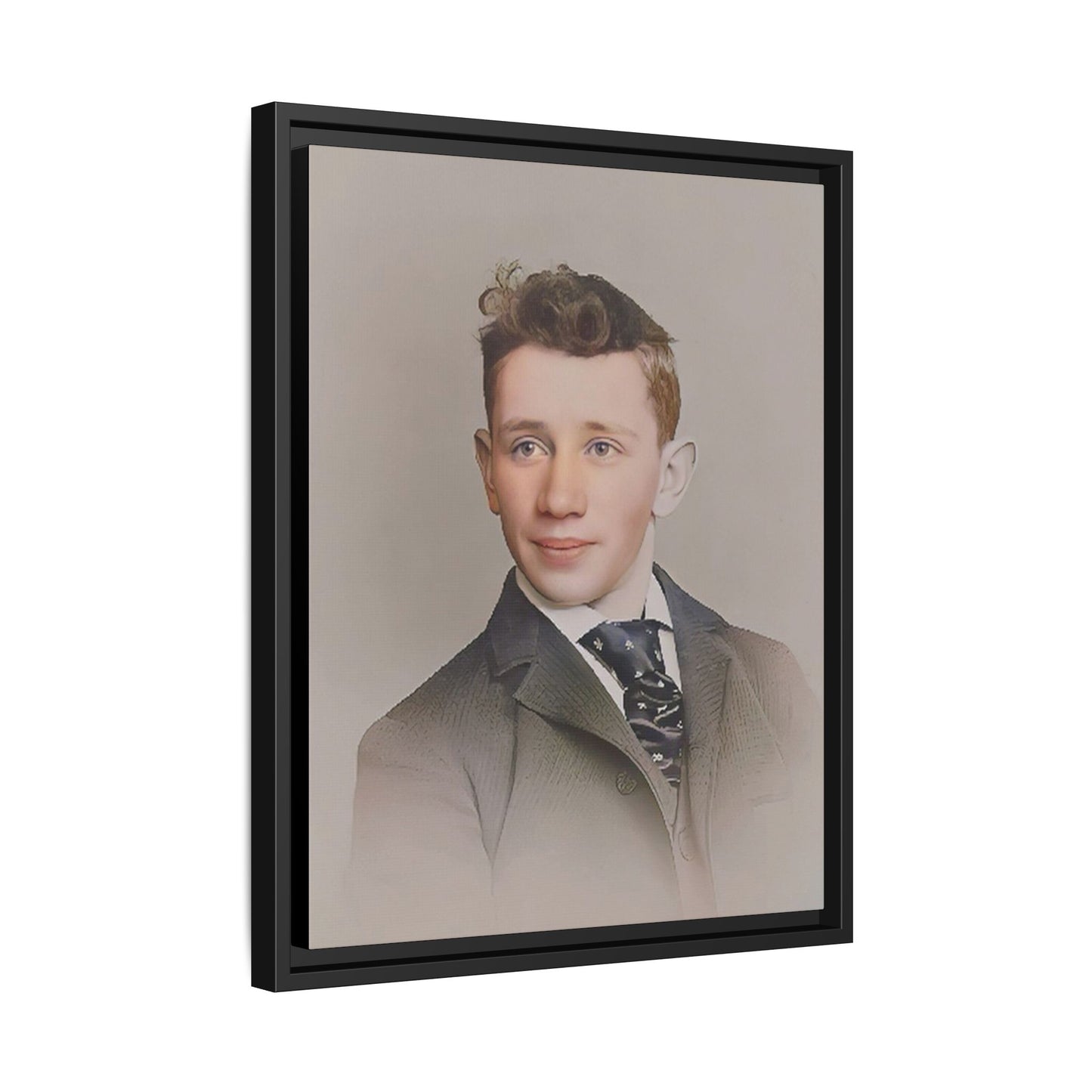 celibataire 038 | Framed Vintage Photo - Matte Canvas