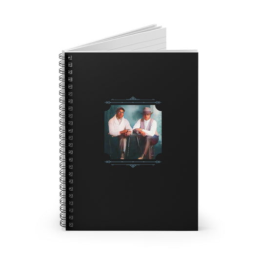 african-american vintage notebook, black gay couple photo, pride journal, 1940s queer history