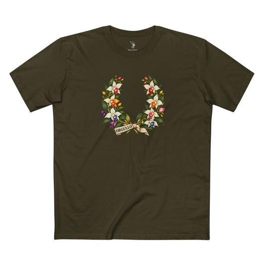 ORGULLO text for dark shirts