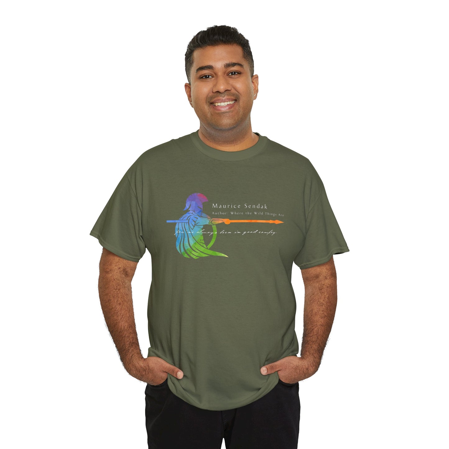 Maurice Sendak | Author: Where the Wild Things Are | Pride T-Shirt Night Kitchen Gay LGBT