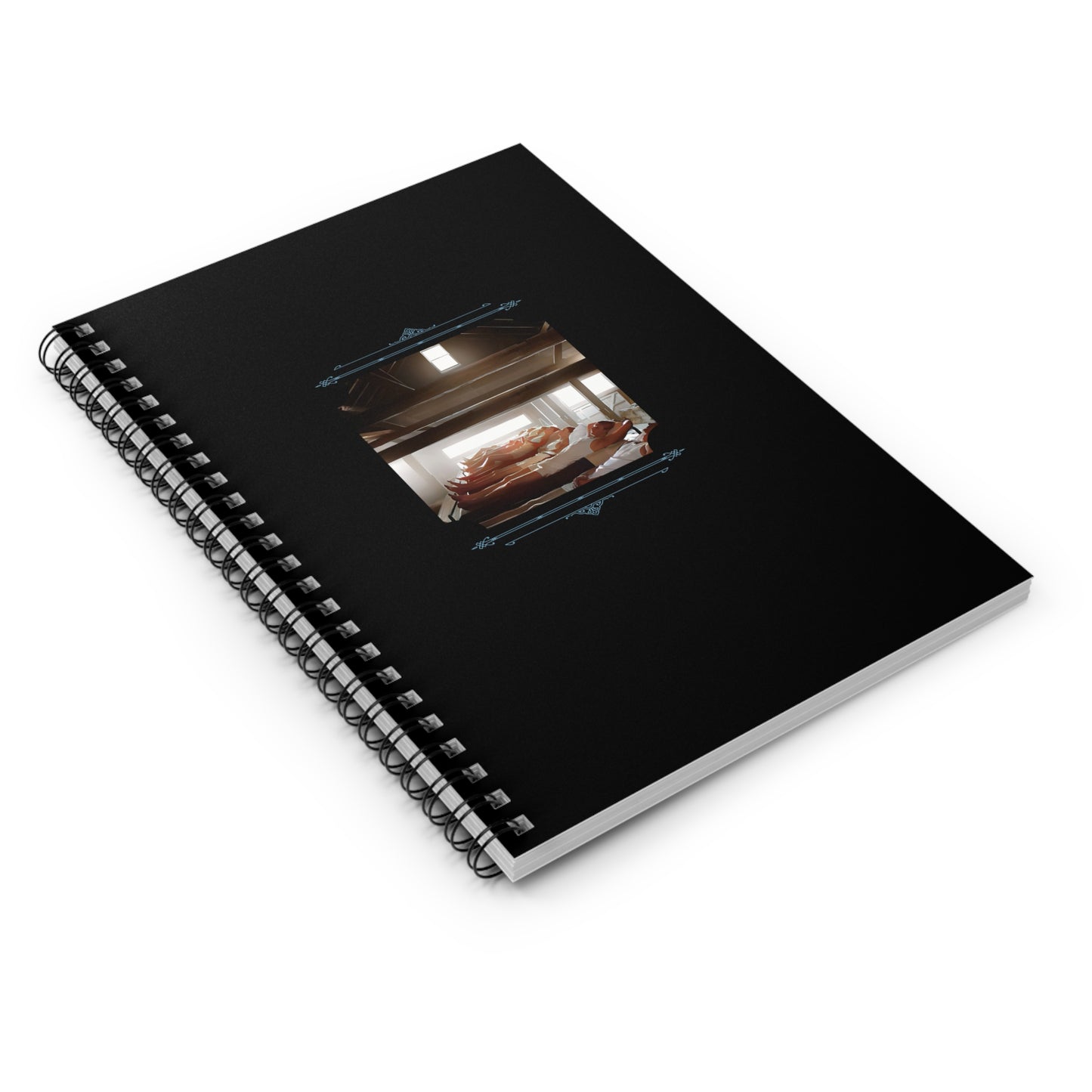 Vintage Photo - hommes 013 | Spiral Notebook - Ruled Line