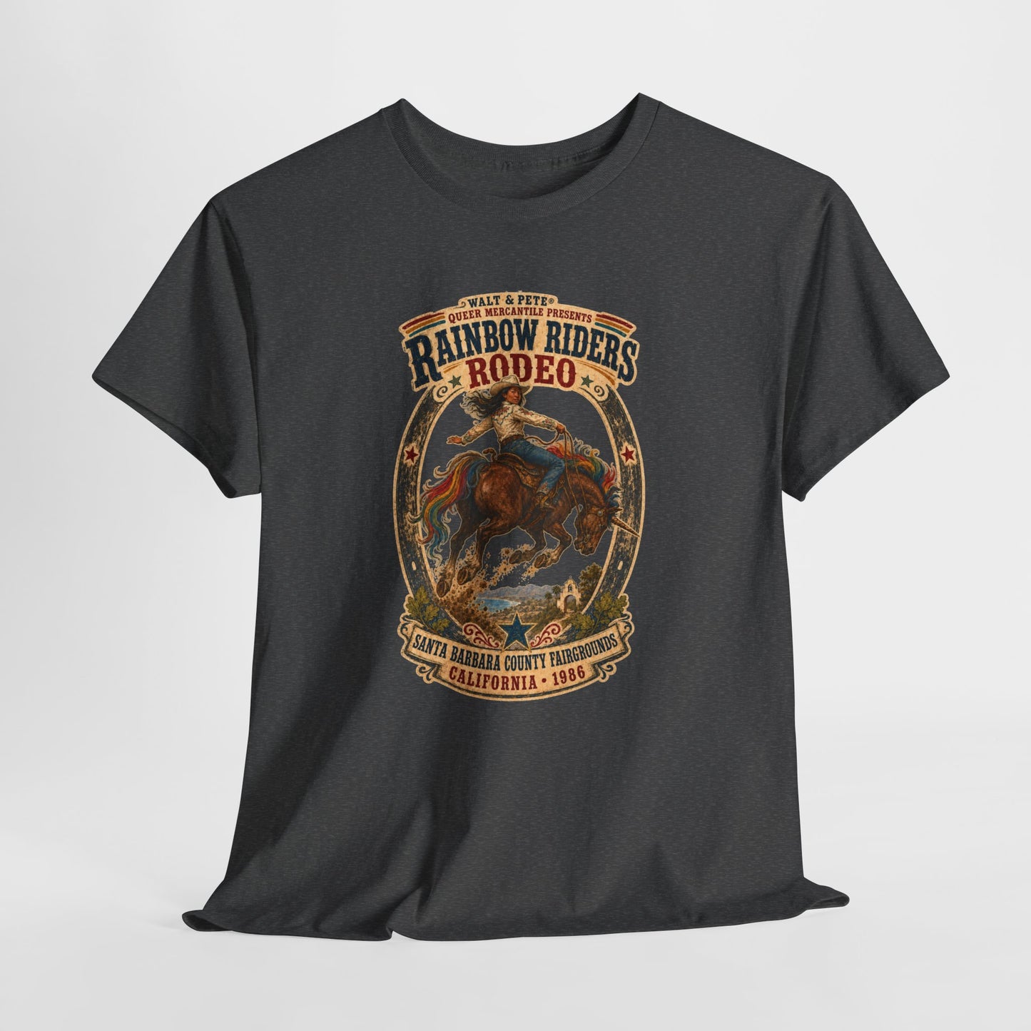 Copy of Copy of Rainbow Riders Rodeo Arizona 1972 Pride T-Shirt | Queer Cowgirl Tee
